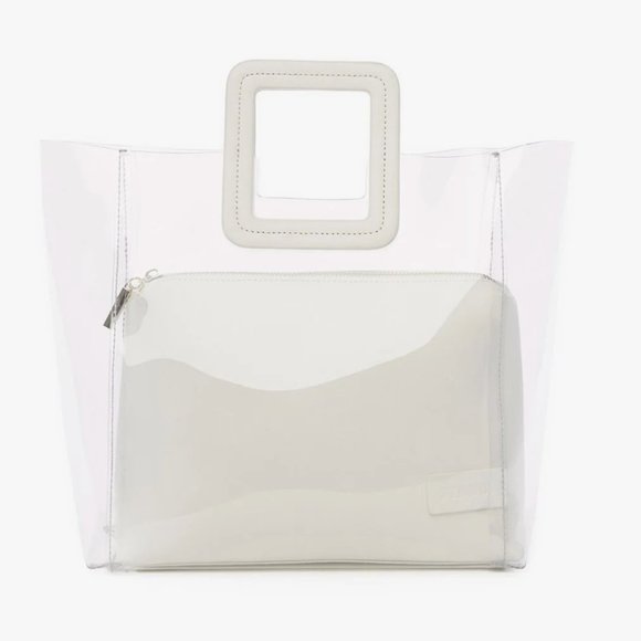 STAUD Handbags - STAUD Shirley Bag - Clear White